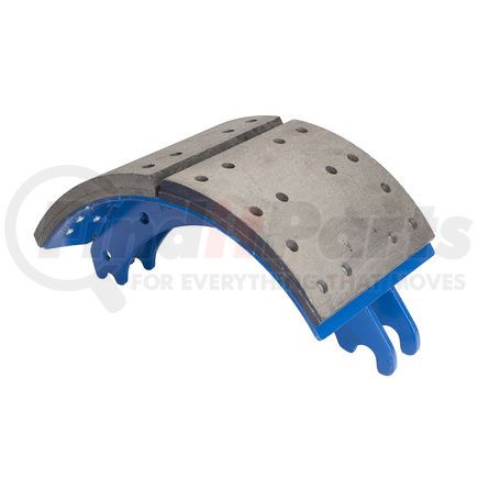 GF4711QN by HALDEX - Drum Brake Shoe and Lining Assembly - Rear, New, 1 Brake Shoe, without Hardware, for use with Meritor "Q" Plus Applications