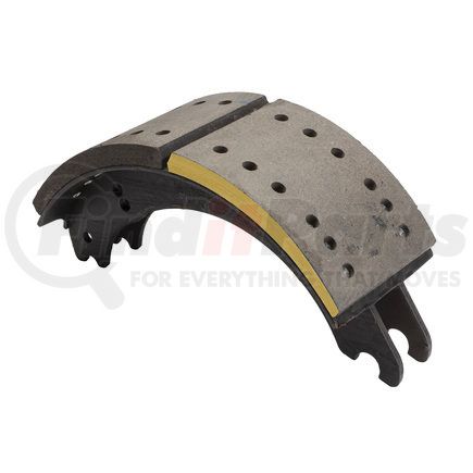 GG4514QR by HALDEX - Drum Brake Shoe and Lining Assembly - Front, Relined, 1 Brake Shoe, without Hardware, for use with Meritor "Q" Current Design Applications