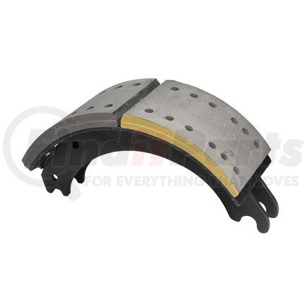 GG4715QR by HALDEX - Drum Brake Shoe and Lining Assembly - Front, Relined, 1 Brake Shoe, without Hardware, for use with Meritor "Q" Plus Applications
