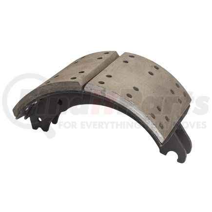 GR4551QR by HALDEX - Drum Brake Shoe and Lining Assembly - Rear, Relined, 1 Brake Shoe, without Hardware, for use with Meritor "Q" Current Design Applications