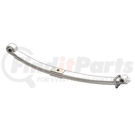 22-486-ME by POWER10 PARTS - Leaf Spring Assembly - 6000 Load Rate, 4 in. Width, Front Axle, RB190 Bushings Included