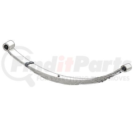 42-821-ME by POWER10 PARTS - Leaf Spring Assembly - Rear, 2.5 in. Width, 4 Leaves, Berlin Eye Ends, Bushings Included