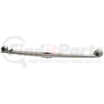 43-516-ME by POWER10 PARTS - Leaf Spring Assembly - 2200 Load Rate, 3 in. Leaf Width, Front Axle, Up Turned Eye Attachments