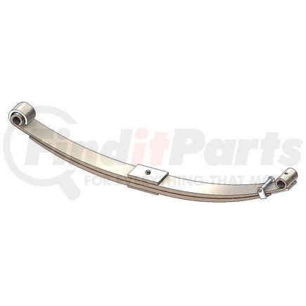 55-1176-ME by POWER10 PARTS - Leaf Spring Assembly - 6350 Load Rate, 4 in. Width, Front Axle, 2 Leaves, 29 in. Length