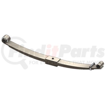 55-144-ME by POWER10 PARTS - Leaf Spring Assembly - 4 in. Width, 29 in. Length, Front Axle, 2 Leaves, TB26 Bushings