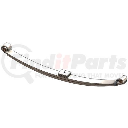 75-208-ME by POWER10 PARTS - Leaf Spring Assembly - 6570 Load Rate, 4 in. Width, Front Axle, RNK Bushings Included