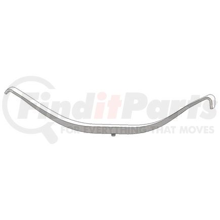 TRA-023-ME by POWER10 PARTS - Trailer Leaf Spring Tapered 3in Wide x 1/Leaf