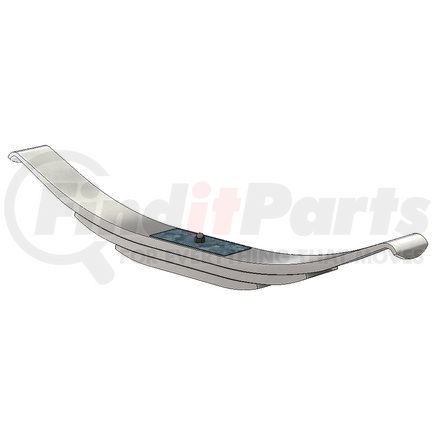 TRA-1492-ME by POWER10 PARTS - Trailer Leaf Spring 3.5in Wide x 3/Leaf