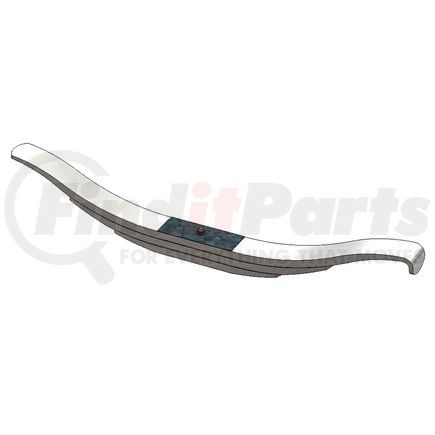 TRA-2291-ME by POWER10 PARTS - Trailer Leaf Spring 3in Wide x 3/Leaf