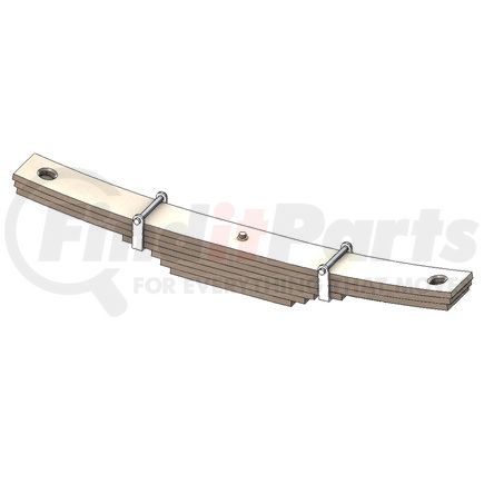 TRA-2744-ME by POWER10 PARTS - Trailer Leaf Spring 5in Wide x 7/Leaf