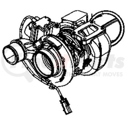 DA2251178 by NAVISTAR - Turbocharger, Remanufactured