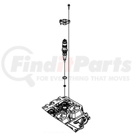 DA2251180 by NAVISTAR - Fuel Injector, Remanufactured