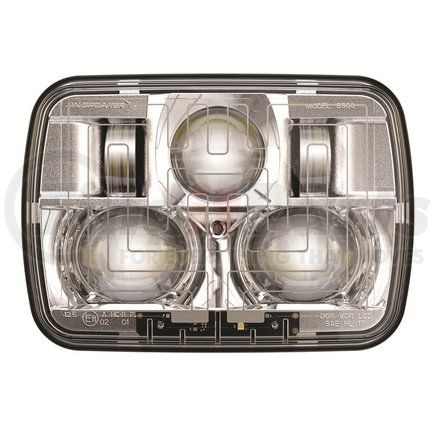 0554461JWS by PACCAR - Headlight - Chrome, Heated, DOT/ECE Certified