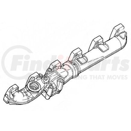 2047479 by PACCAR - Exhaust Manifold