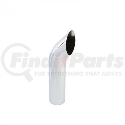 EP50CS224C by PACCAR - Exhaust Stack Pipe - Curved, 5" ID/OD, Chrome, Steel, 24 in. Length