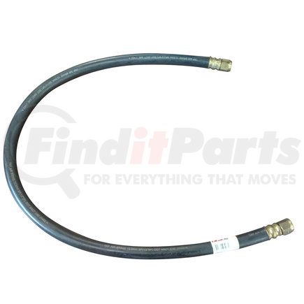 JH45848 by PACCAR - Air Brake Hose - Assembly, #8 Hose, 45 deg Swivel Ends, 48"