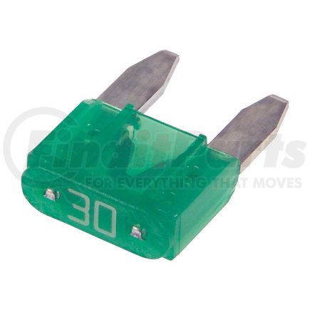 M1N30 by PACCAR - Mini Blade Fuse - Green, 30 AMP