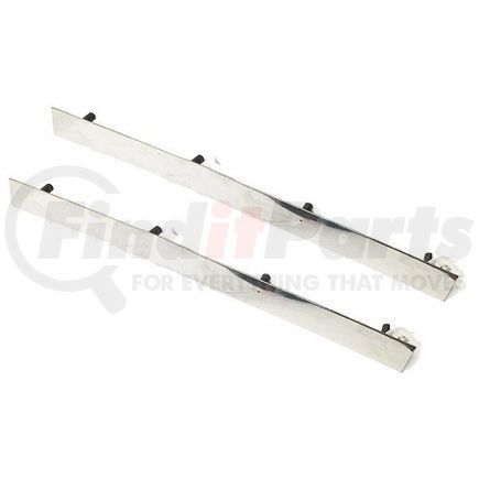 MD1206 by PACCAR - Mud Flap Weight - Stainless Steel, 2" Height x 24" Width, Stud Mount