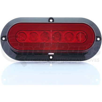 STL178RFPBP by PACCAR - Brake / Tail / Turn Signal Light - Red, 6", Oval, LED, Sealed, Surface Mount
