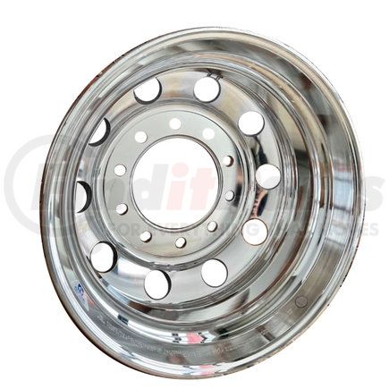 ULT397 by PACCAR - Wheel - 22.5" x 8.25" Alcoa, 10-Bolt Holes, High Polished, Hub Piloted Mount