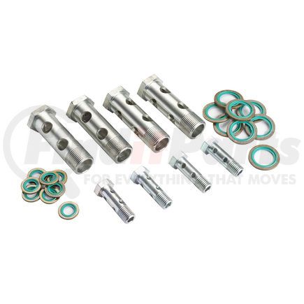 DQ6132 by HALDEX - Dual Dryer Banjo Bolt Kit - For use with GeminiMDx® Dual Dryer Air Dryer