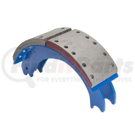 GD4719ES2N by HALDEX - Drum Brake Shoe and Lining Assembly - Rear, New, 1 Brake Shoe, without Hardware, for use with Eaton "ESII" Applications