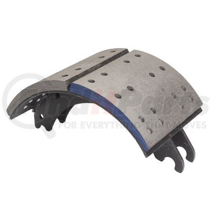 GF4710QR by HALDEX - Drum Brake Shoe and Lining Assembly - Rear, Relined, 1 Brake Shoe, without Hardware, for use with Meritor "Q" Plus Applications