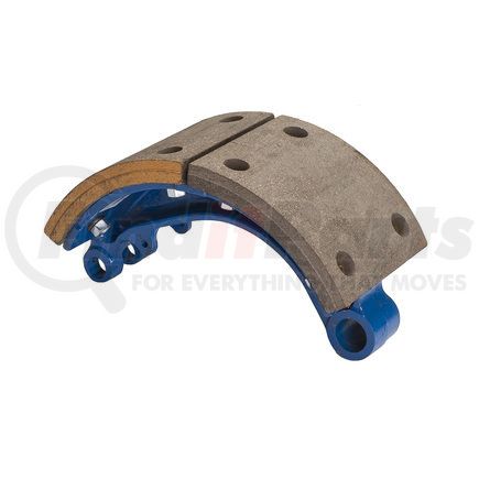 GG4544TCN by HALDEX - Drum Brake Shoe and Lining Assembly - Rear, New, 1 Brake Shoe, without Hardware, for use with Dana (Kershaw) and Standard Forge Applications