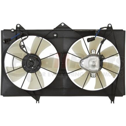Spectra Premium CF200006 Dual Radiator and Condenser Fan Assembly Dual Radiator and Condenser Fan Assembly