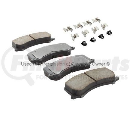 1003-0677C by MPA ELECTRICAL - Quality-Built Black Series Ceramic Brake Pads w/ Hardware