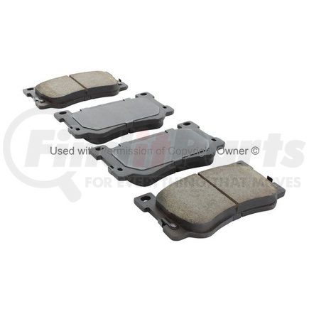 1003-1975C by MPA ELECTRICAL - Quality-Built Disc Brake Pad Set - Black Series, Ceramic