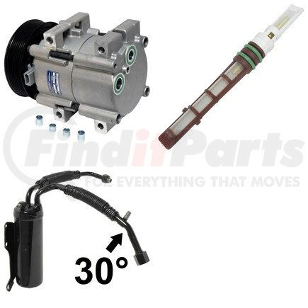 CK4124 by UNIVERSAL AIR CONDITIONER (UAC) - A/C Compressor Kit -- Short Compressor Replacement Kit