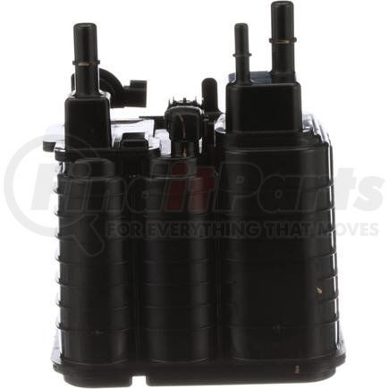 CP3743 by STANDARD IGNITION - Fuel Vapor Canister - Black, with Flange and Gasket, 2 Female Connectors, 3 Ports, 5 Male Blade Terminals