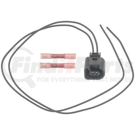 S2906 by STANDARD IGNITION - Oil Pressure Switch Connector - 18 ga., 2 Female Blade Terminals, 17" Harness