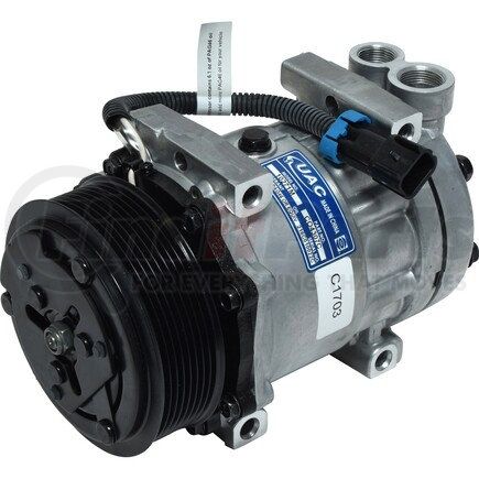 CO4307C by UNIVERSAL AIR CONDITIONER (UAC) - A/C Compressor -- UAC SD7H15 Compressor Assembly