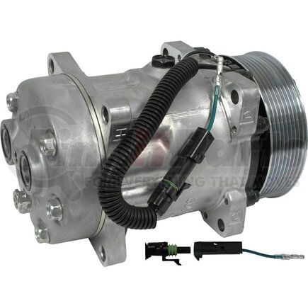 CO4864 by UNIVERSAL AIR CONDITIONER (UAC) - A/C Compressor -- Sanden FLX7 Compressor Assembly