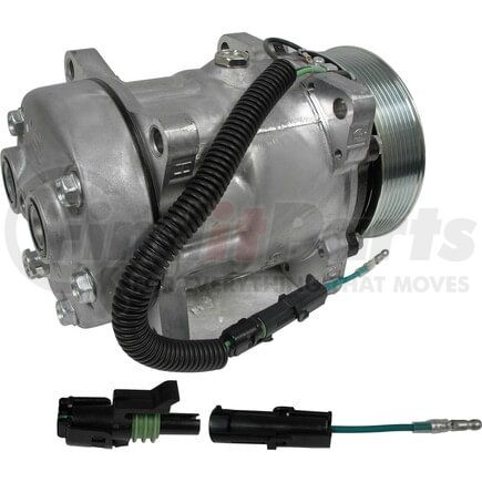 CO4866 by UNIVERSAL AIR CONDITIONER (UAC) - A/C Compressor -- Sanden FLX7 Compressor Assembly