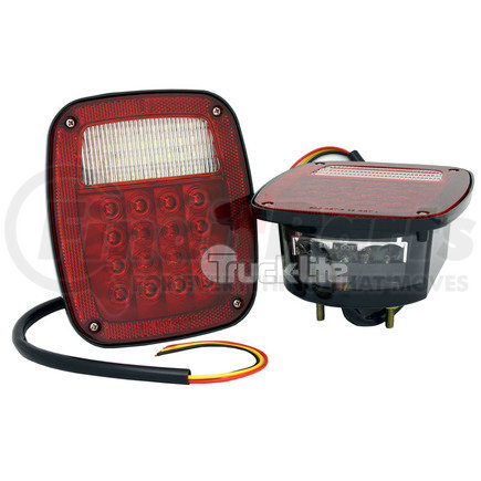 9091 by TRUCK-LITE - Brake / Tail Light Combination Lens - LED Multi-Function Replacement Lens