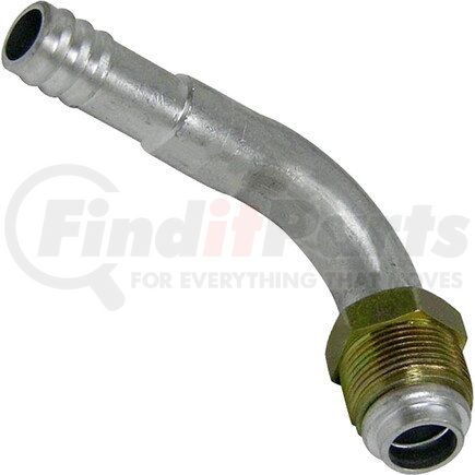 FT1424C by UNIVERSAL AIR CONDITIONER (UAC) - A/C Refrigerant Hose Fitting -- Aluminum 90º Male Oring Barb Fitting