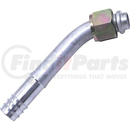 FT1510C by UNIVERSAL AIR CONDITIONER (UAC) - A/C Refrigerant Hose Fitting -- Aluminum 45º Female Oring Barb Fitting