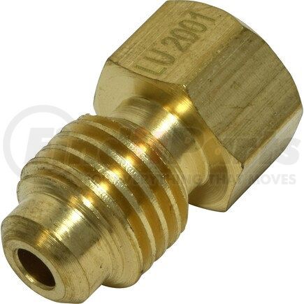 FT15076C by UNIVERSAL AIR CONDITIONER (UAC) - A/C Refrigerant Hose Fitting -- Brass Vaccuum Pump Fitting