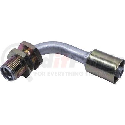 FT1723C by UNIVERSAL AIR CONDITIONER (UAC) - A/C Refrigerant Hose Fitting -- Aluminum 90º Bulkhead Beadlock Fitting