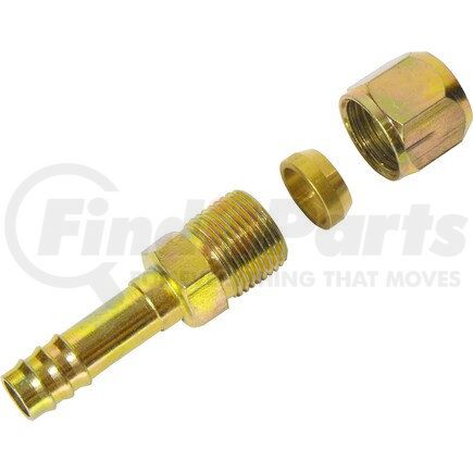 FT2682C by UNIVERSAL AIR CONDITIONER (UAC) - A/C Refrigerant Hose Fitting -- Steel Straight Compression Barb Fitting