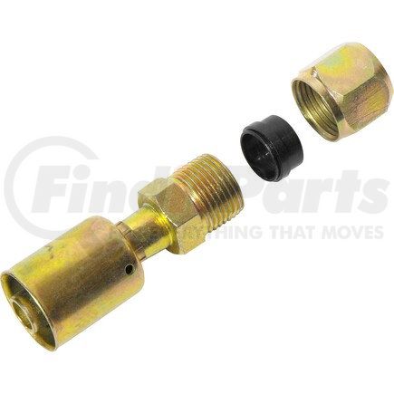 FT2903SBC by UNIVERSAL AIR CONDITIONER (UAC) - A/C Refrigerant Hose Fitting -- Steel Straight Compression Beadlock Fitting