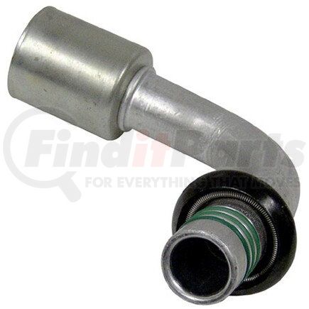 FT4324C by UNIVERSAL AIR CONDITIONER (UAC) - A/C Refrigerant Hose Fitting -- Aluminum 90º Male Springlock Beadlock Fitting