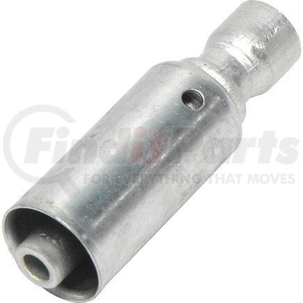 FT6601RBC by UNIVERSAL AIR CONDITIONER (UAC) - A/C Refrigerant Hose Fitting -- Aluminum Straight Outer Weld-on Beadlock Fitting