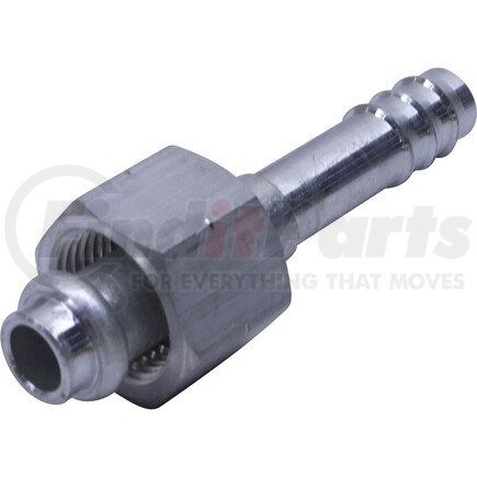 FT8302C by UNIVERSAL AIR CONDITIONER (UAC) - A/C Refrigerant Hose Fitting -- Aluminum Straight Female Oring Barb Fitting