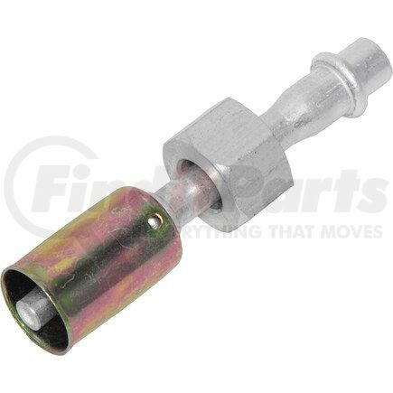 FT9304C by UNIVERSAL AIR CONDITIONER (UAC) - A/C Refrigerant Hose Fitting -- Aluminum Straight Female Oring Beadlock Fitting