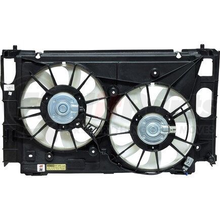 FA50173C by UNIVERSAL AIR CONDITIONER (UAC) - Dual Radiator and Condenser Fan Assembly -- Radiator-Condenser Fan Assy