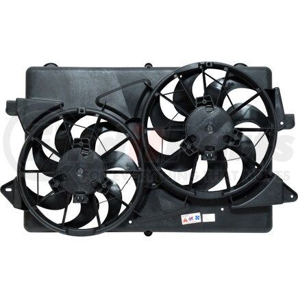 FA50267C by UNIVERSAL AIR CONDITIONER (UAC) - Dual Radiator and Condenser Fan Assembly -- Radiator-Condenser Fan Assy